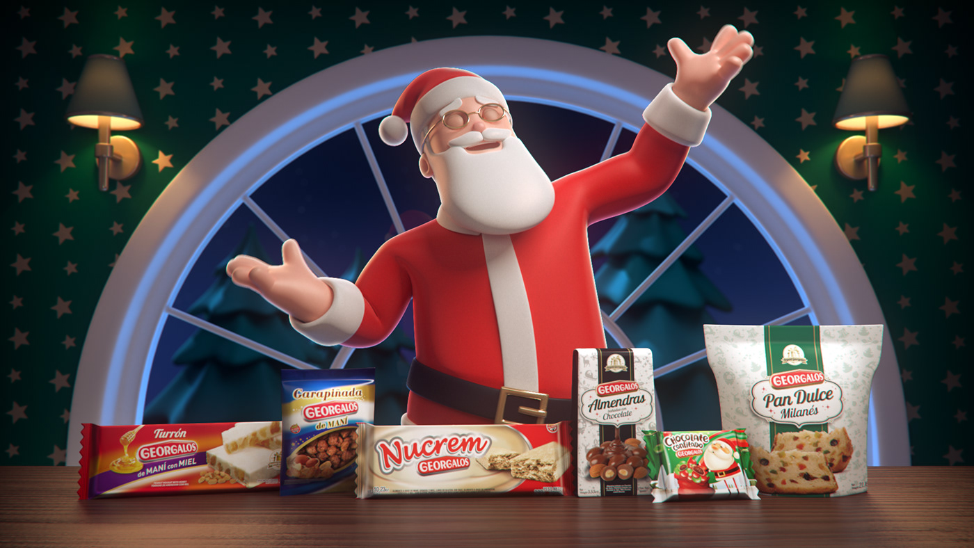 3D ad animacion animation  CGI Character georgalos navidad publicidad Christmas