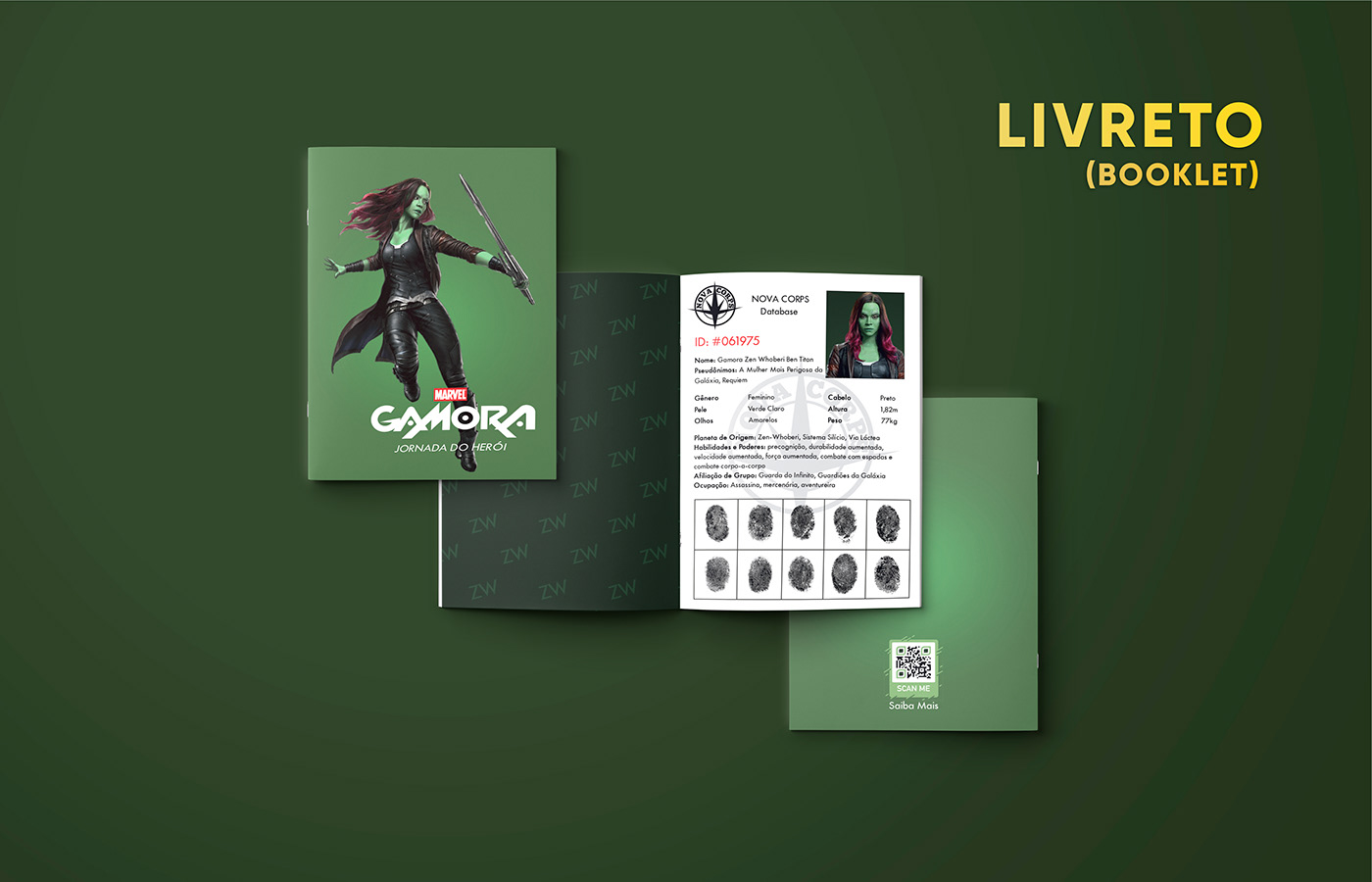 Booklet bottons design gráfico flipbook gamora graphic design  Livreto