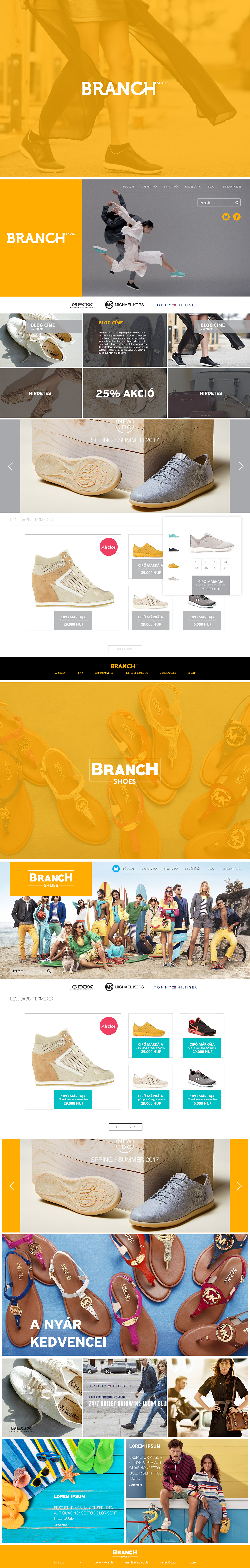 shoes shoe redesign yellow Web identity