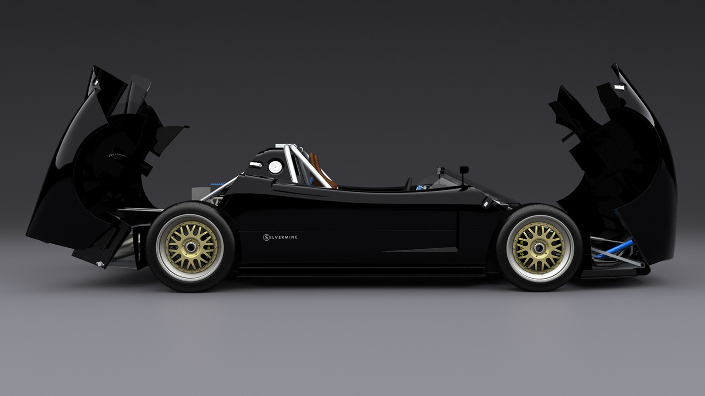 exterior design automotive   Racing race car racecar Motorsport Formula 1 Freelance cardesign Render