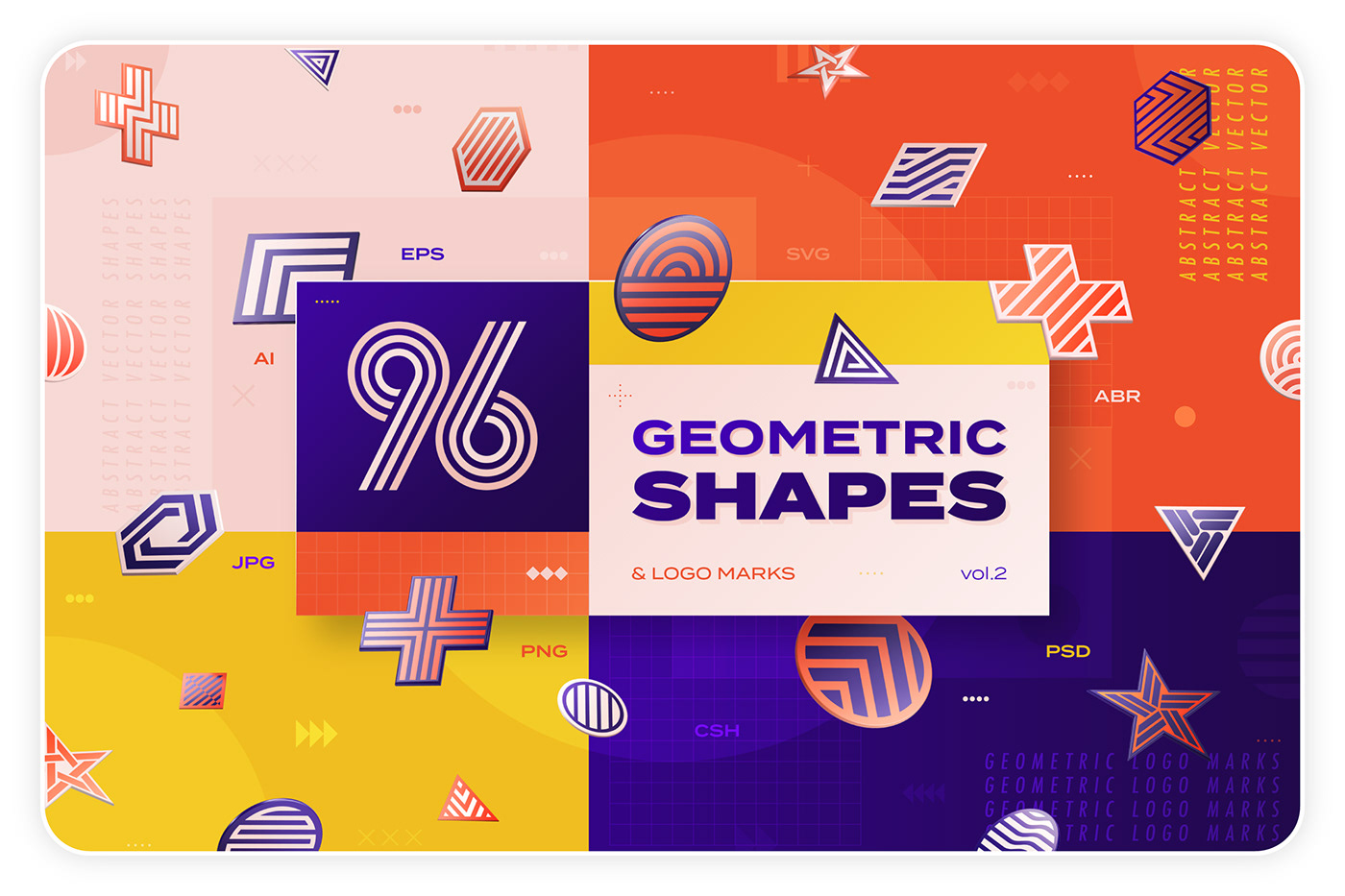 logo download template shape geometric mark identity logofolio vector branding 