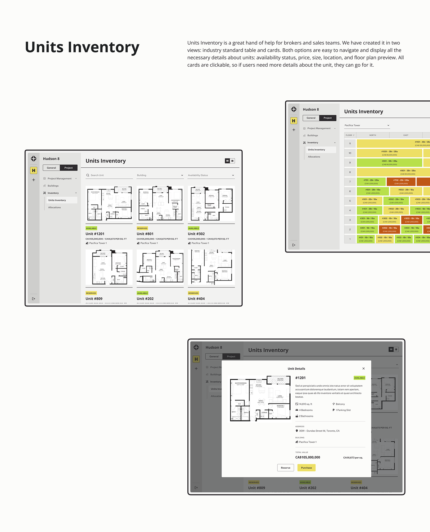 app app design dashboard management product product design  realestate sales uiux web app