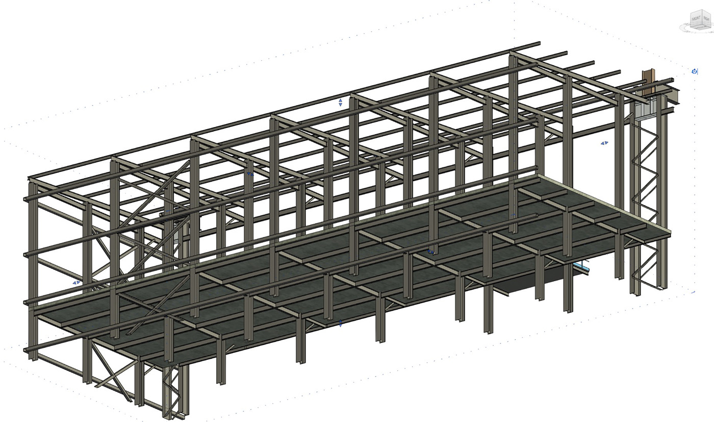 BIM concrete revit steel structural design