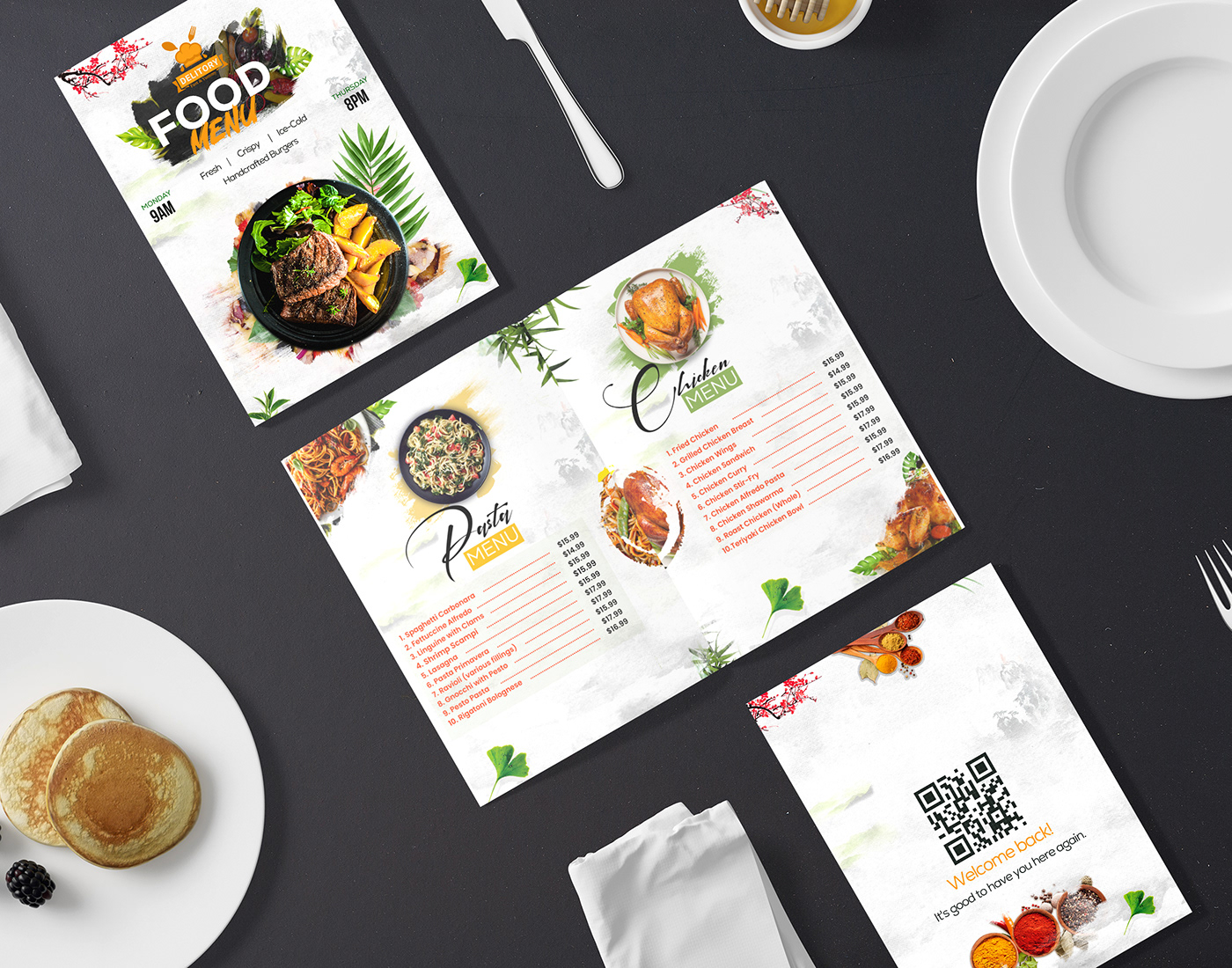 food menu restaurant flyer menu design restaurant Advertising  restaurant menu card food flyer legoonpixel