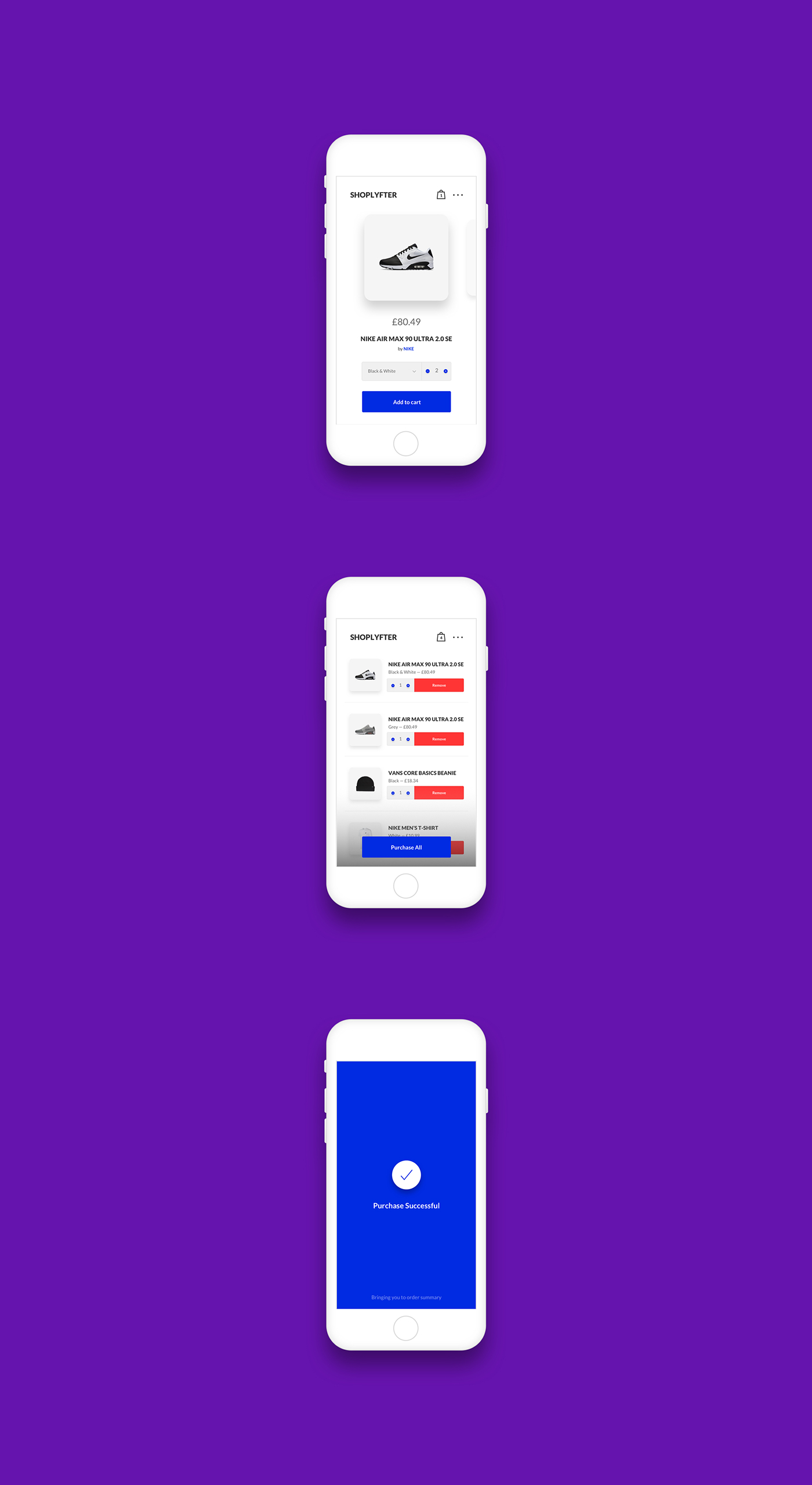 UI ux design app Shopping concept neologism studio