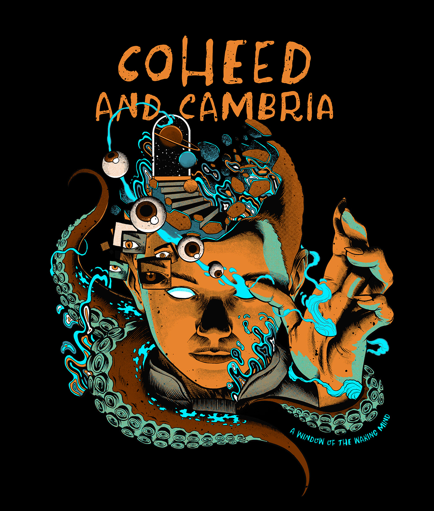 Coheed And Cambria eclipse hollywood music portal poster robot sci-fi Scifi Space 