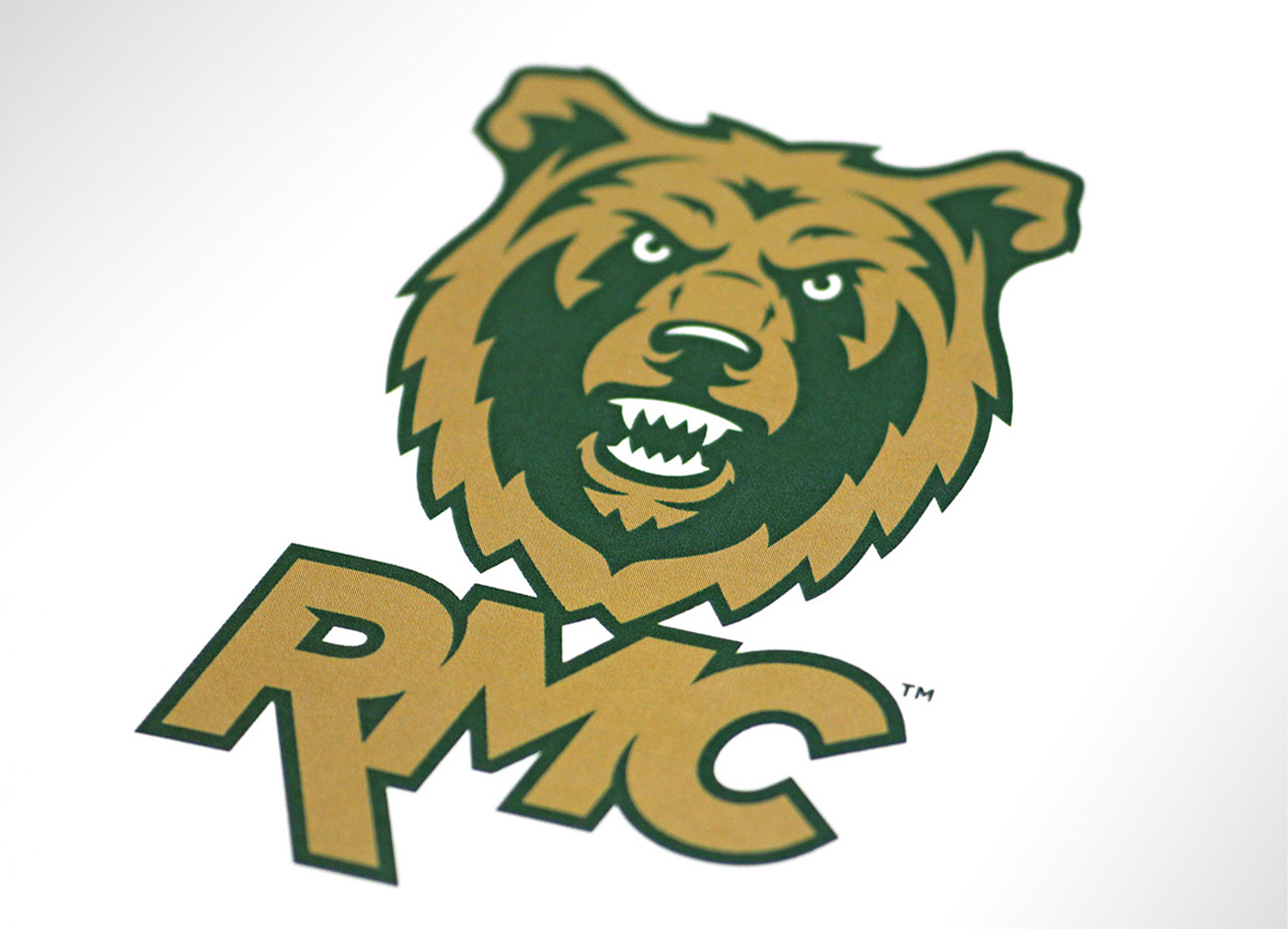 academic athletics bear brand college Education logo Montana school University