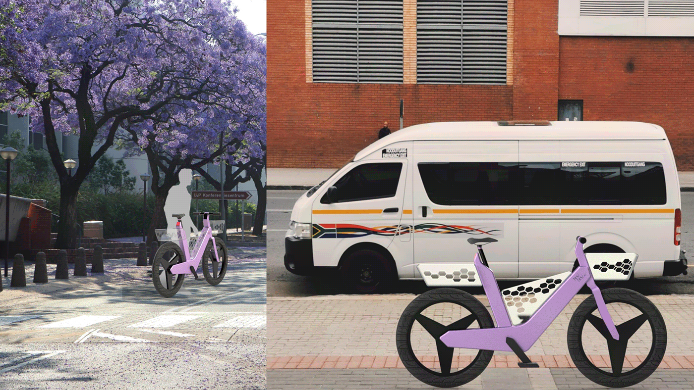 Bicycle Visual Communication conceptual bikesharing