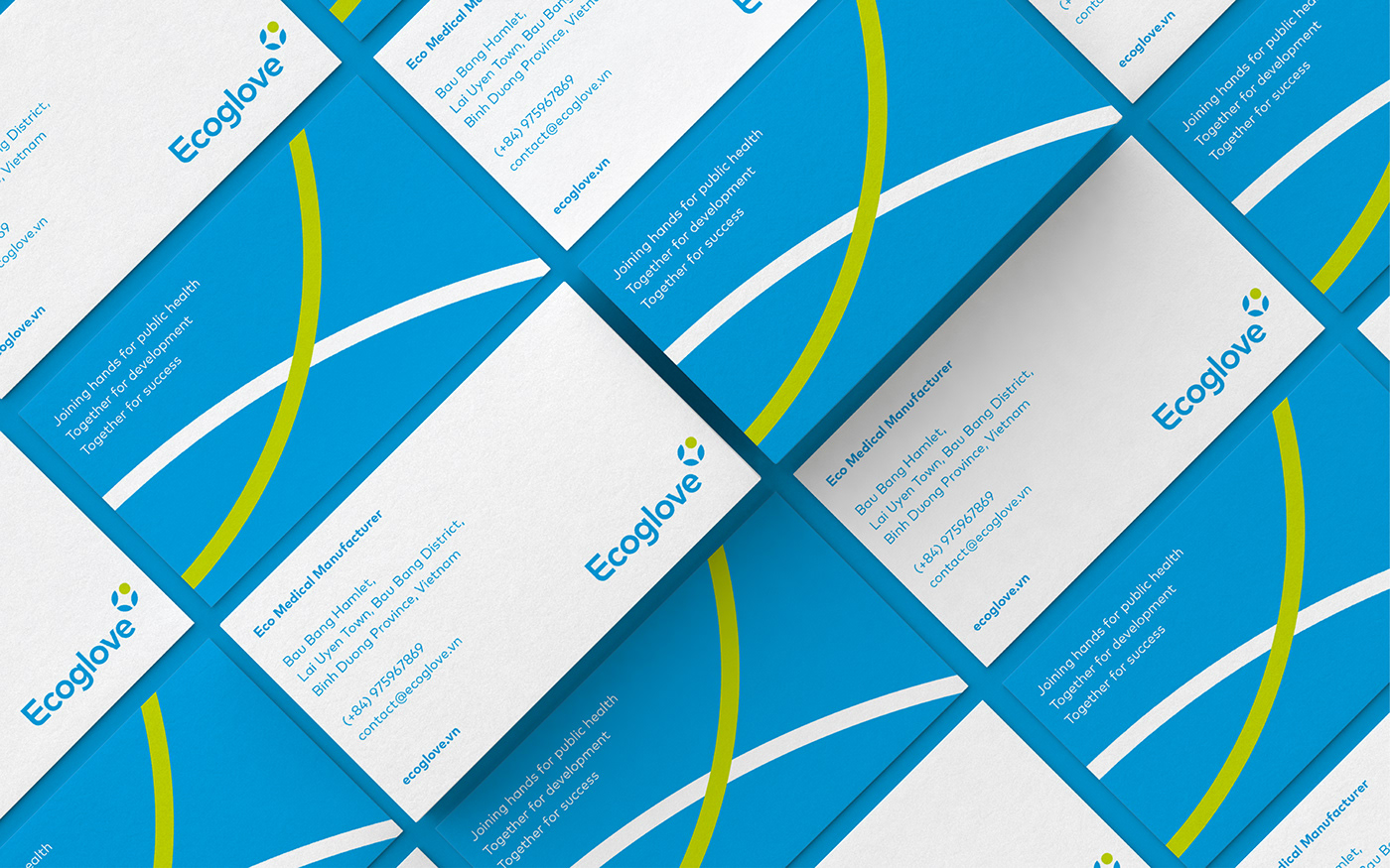 eco Glove Health health care logo medical Pharma vietnam Nature branding