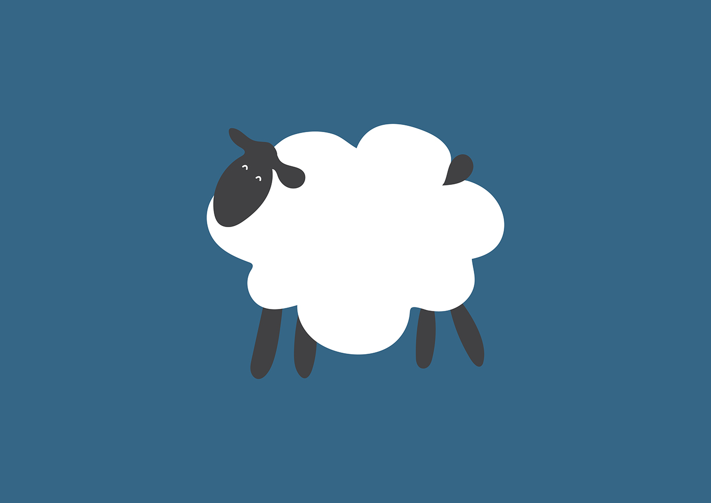 identidade visual branding  marca Ilustração sheep carneiro cloud kids branding