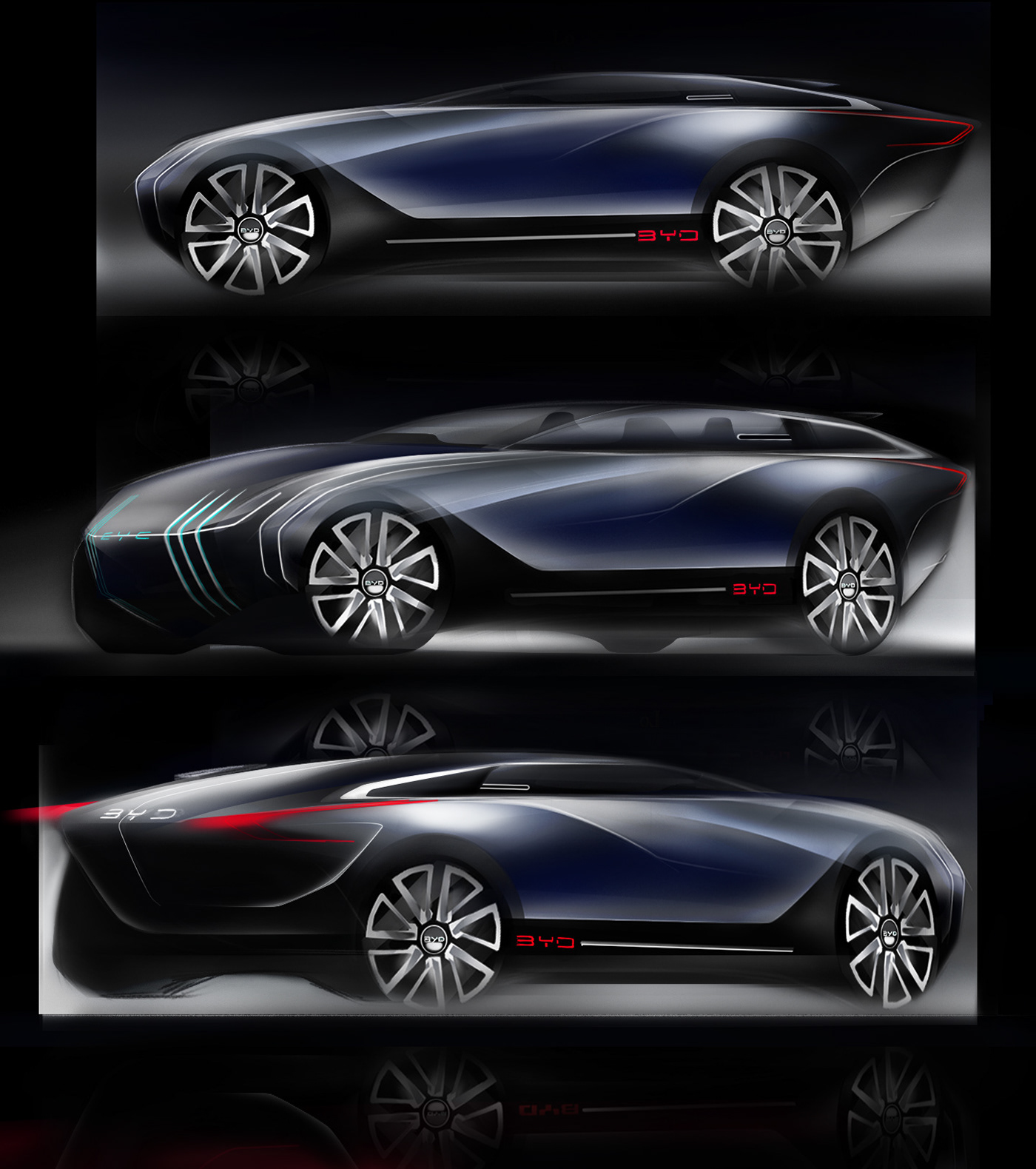 automotive deisign Autonomouscar car carconcept cardesign concept sedan Sedan Concept  transportationdesign