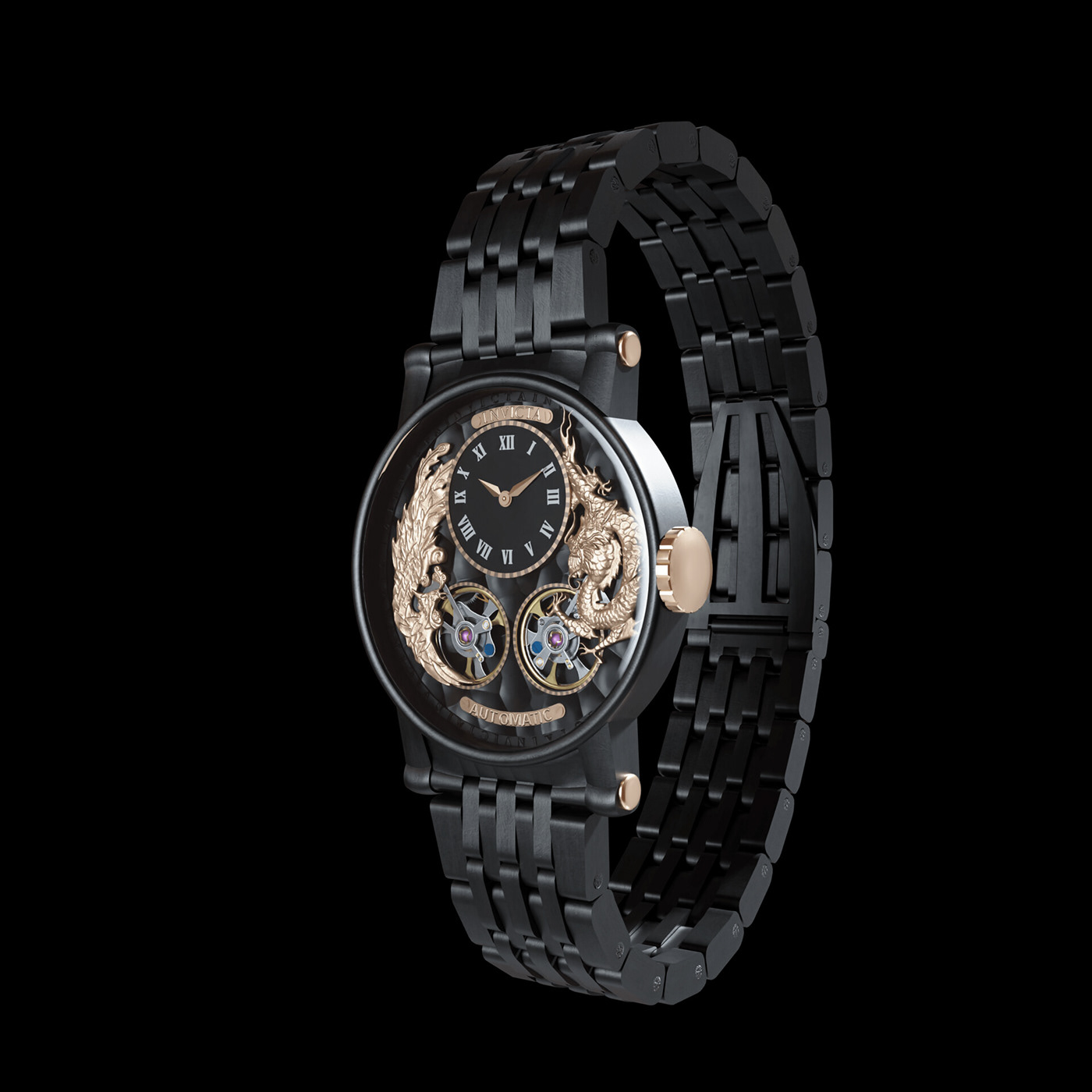 Render visualization design luxury 3d watch Watches Fashion  3D wrist watch 3d product animation 