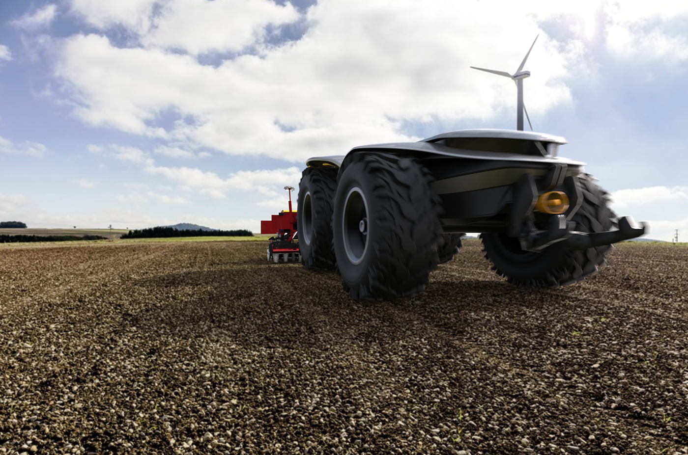 valtra design challenge Tractor farming concept Autonomous Alias industrial design 