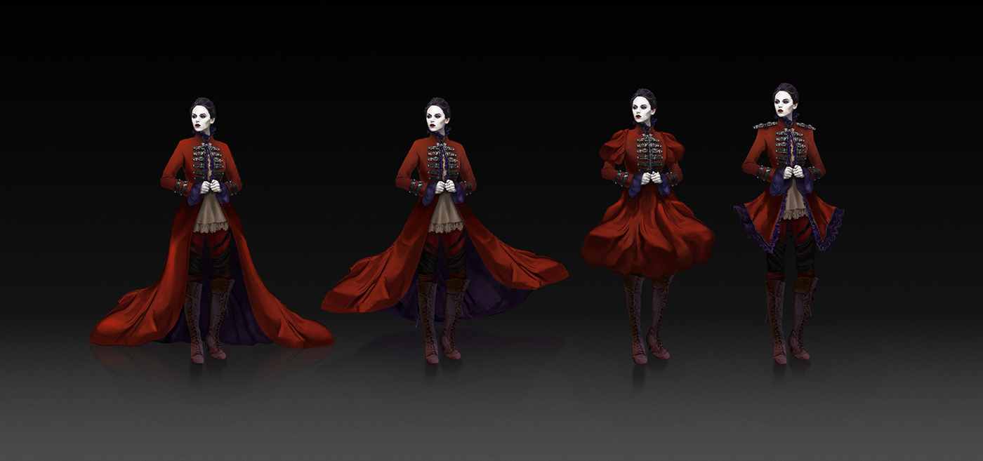 Character design  Costume Design  attire design concept art character art character portrait Bloodborne witch character concept gothic