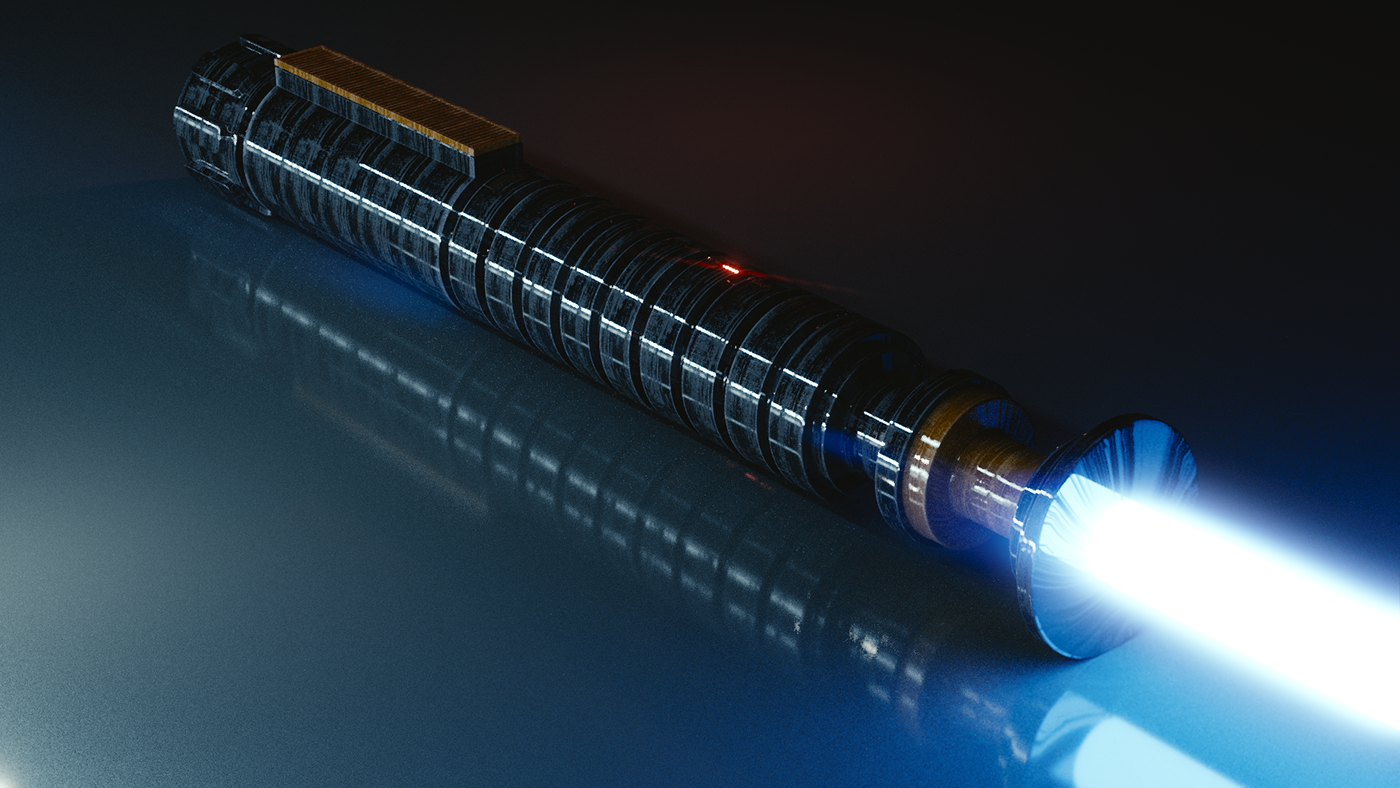 lightsaber blender rendering star wars