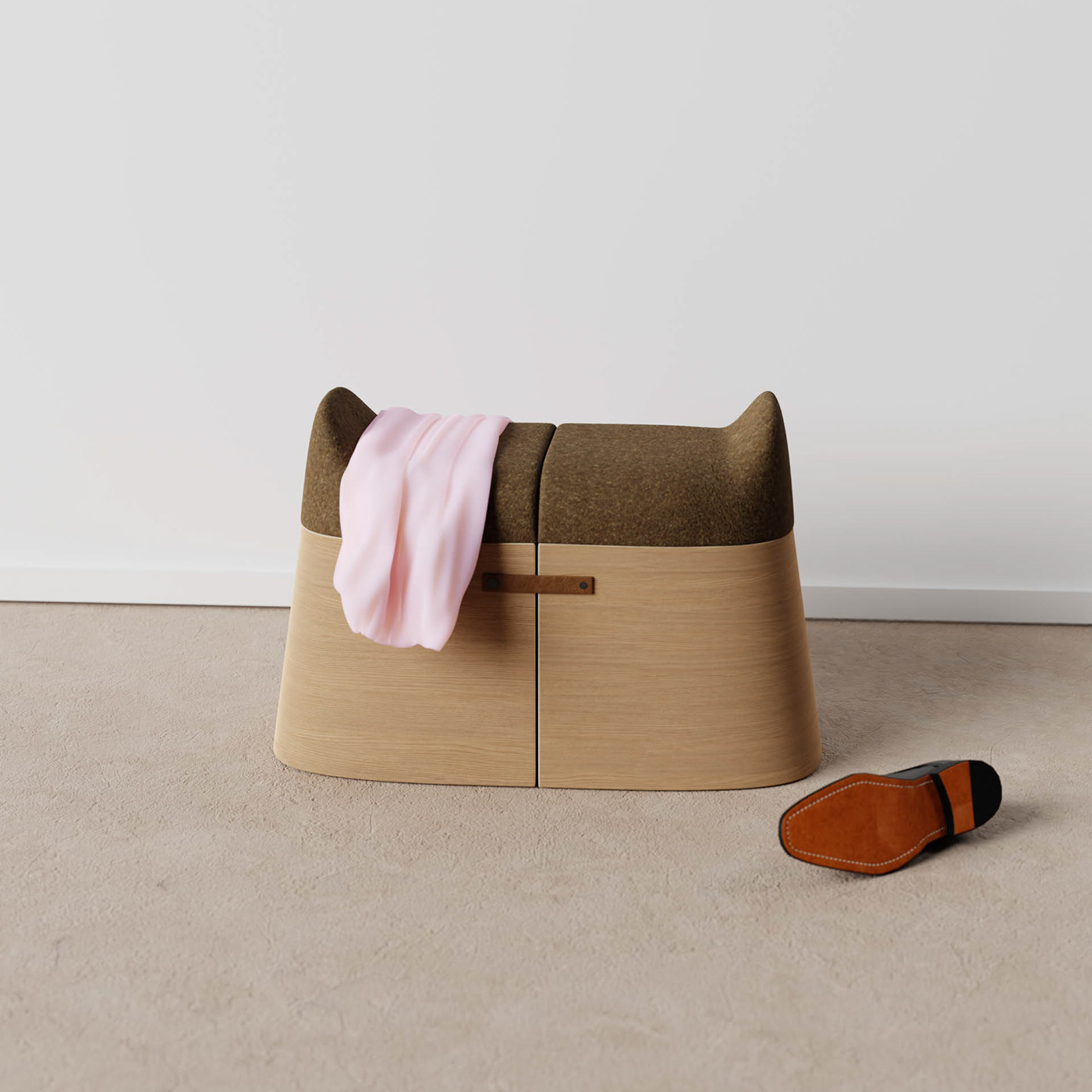 blender cork design furniture industrial design  interior design  product design  stool wood