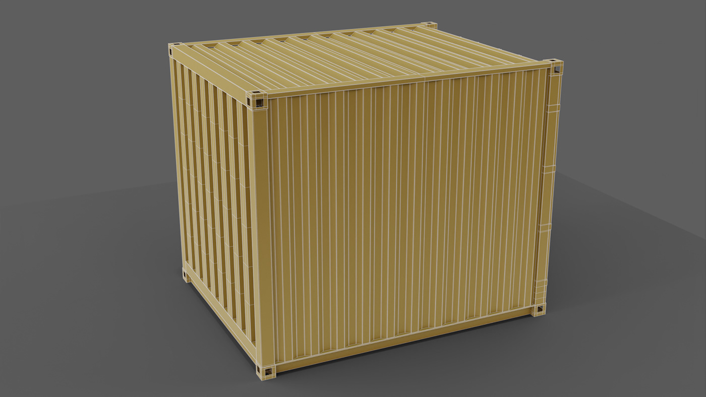 Cargo Logistics Transport shipment shipping freight transportation 3D Render visualization