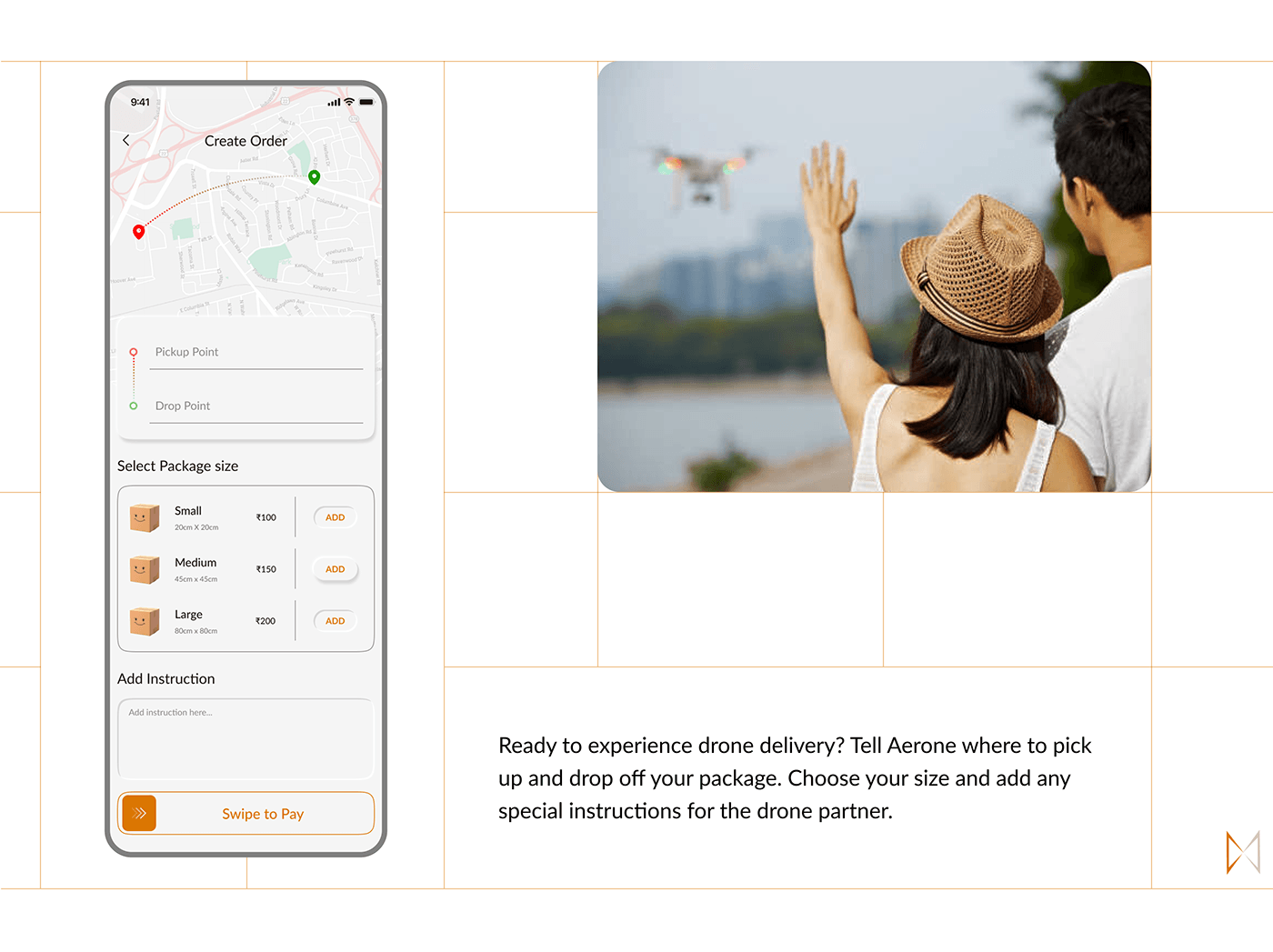 delivery drone UI/UX Mobile app branding  visual identity neomorphism Logistics White concept