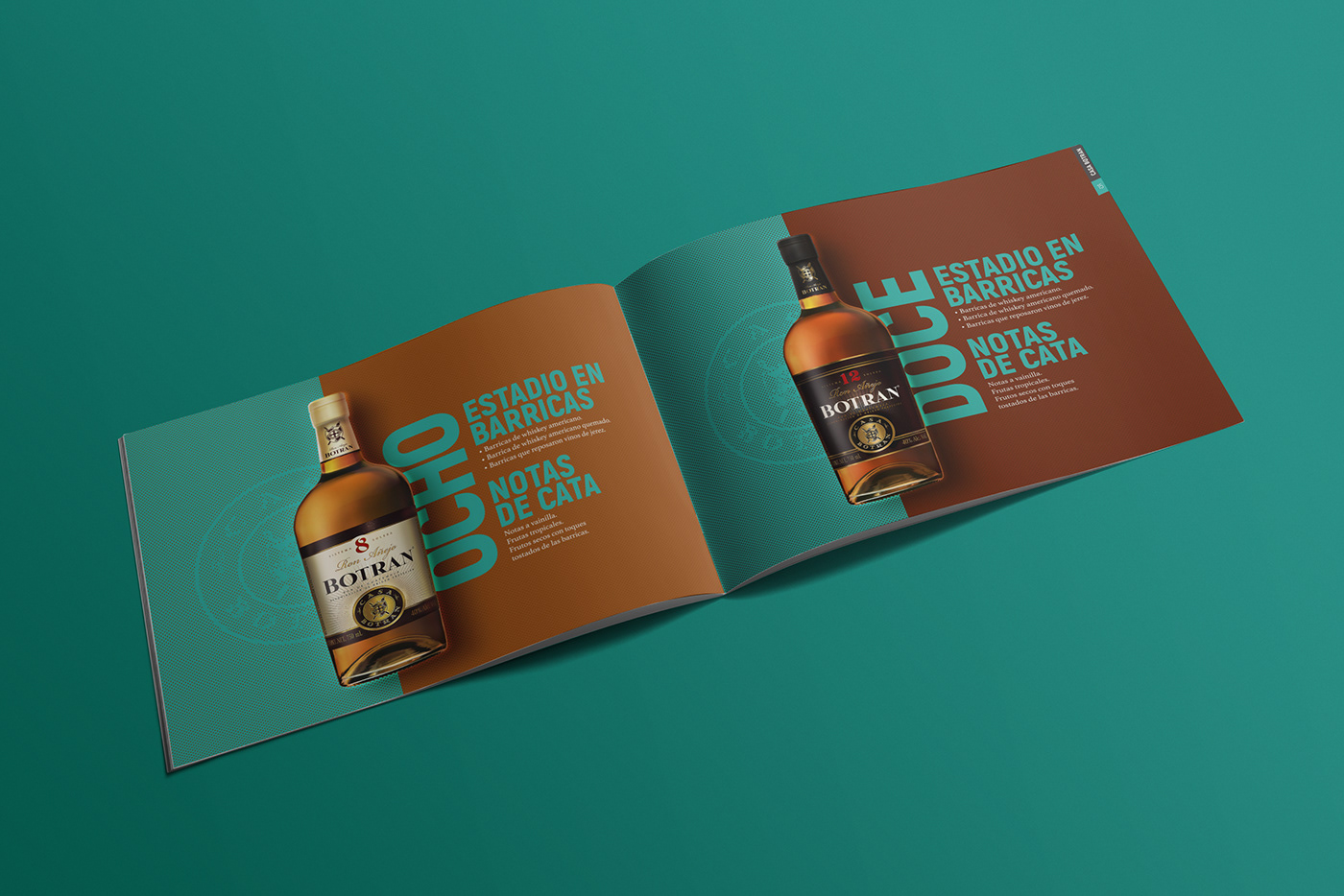 art direction  graphic design  editorial desing Alcoholic drink Rum cocktail brochure catalog magazine