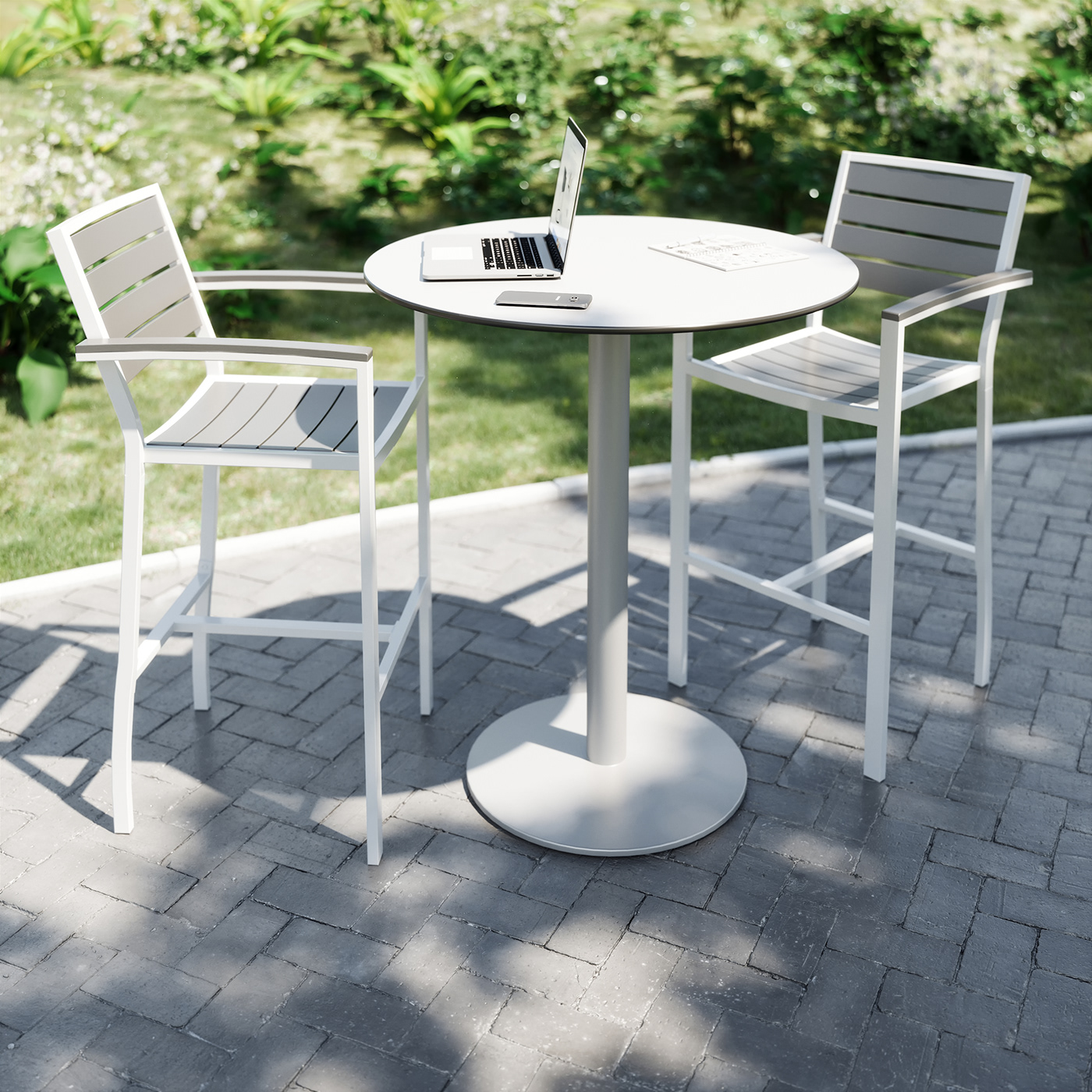 3D architecture chair design furniture Outdoor rendering table visualization virtualvisuals