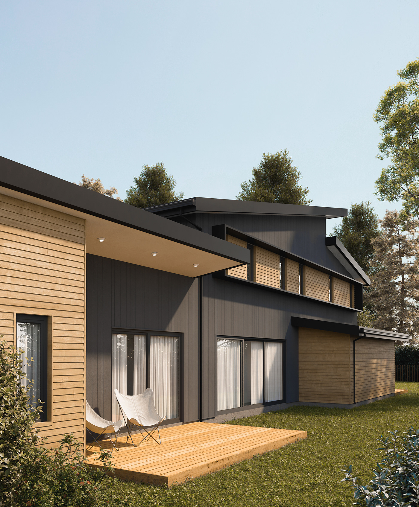 3ds max architecture archviz exterior house Render visualization