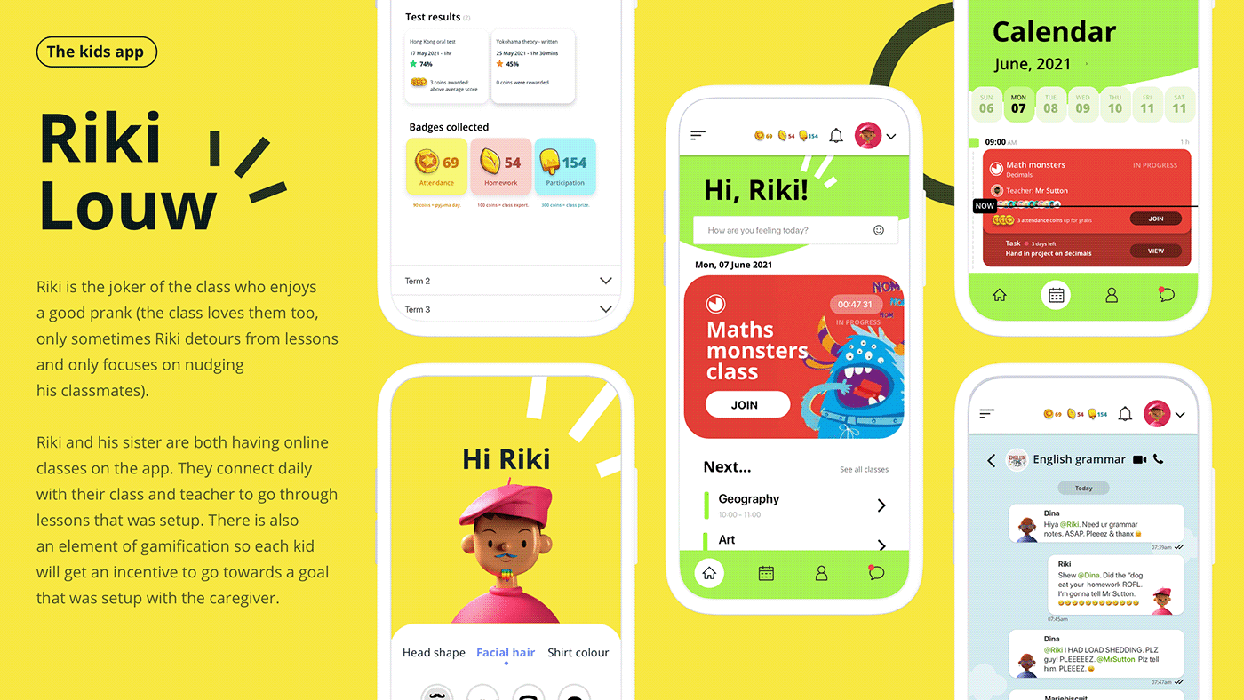 app design Case Study design kids education app learning Mobile app product design  UI/UX