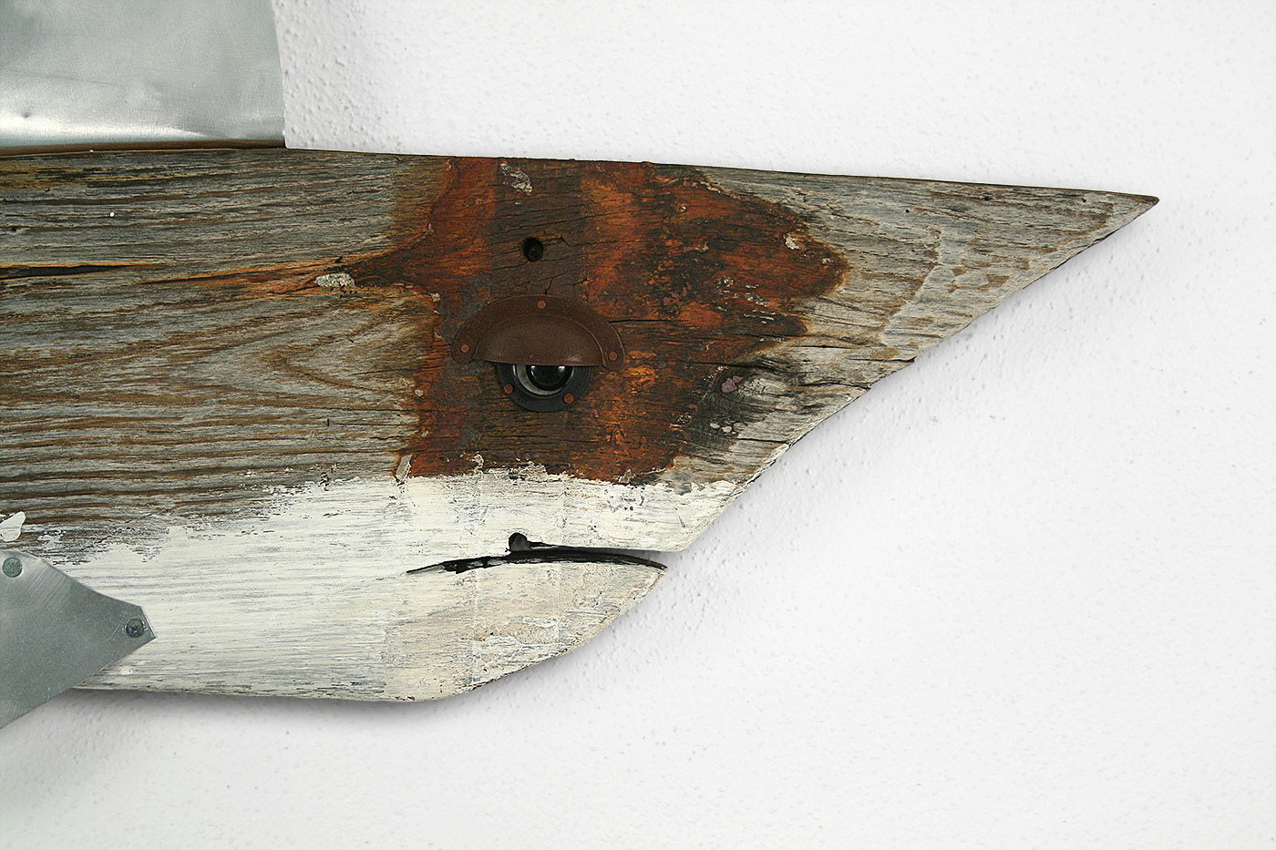 wooden fish Recycling materials recycling art RECYCLED upcycling nautical style animal art driftwood contemporary art