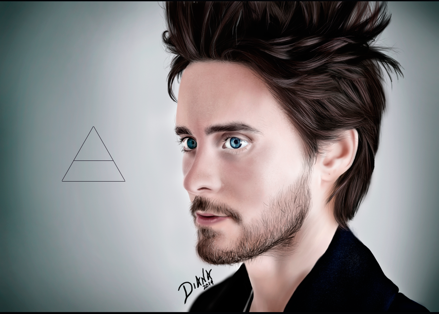 Time Lapse jared leto 30stm Digital Drawing famous Wacom Intuos 4 wacom photoshop jared LETO wallpaper This is war era