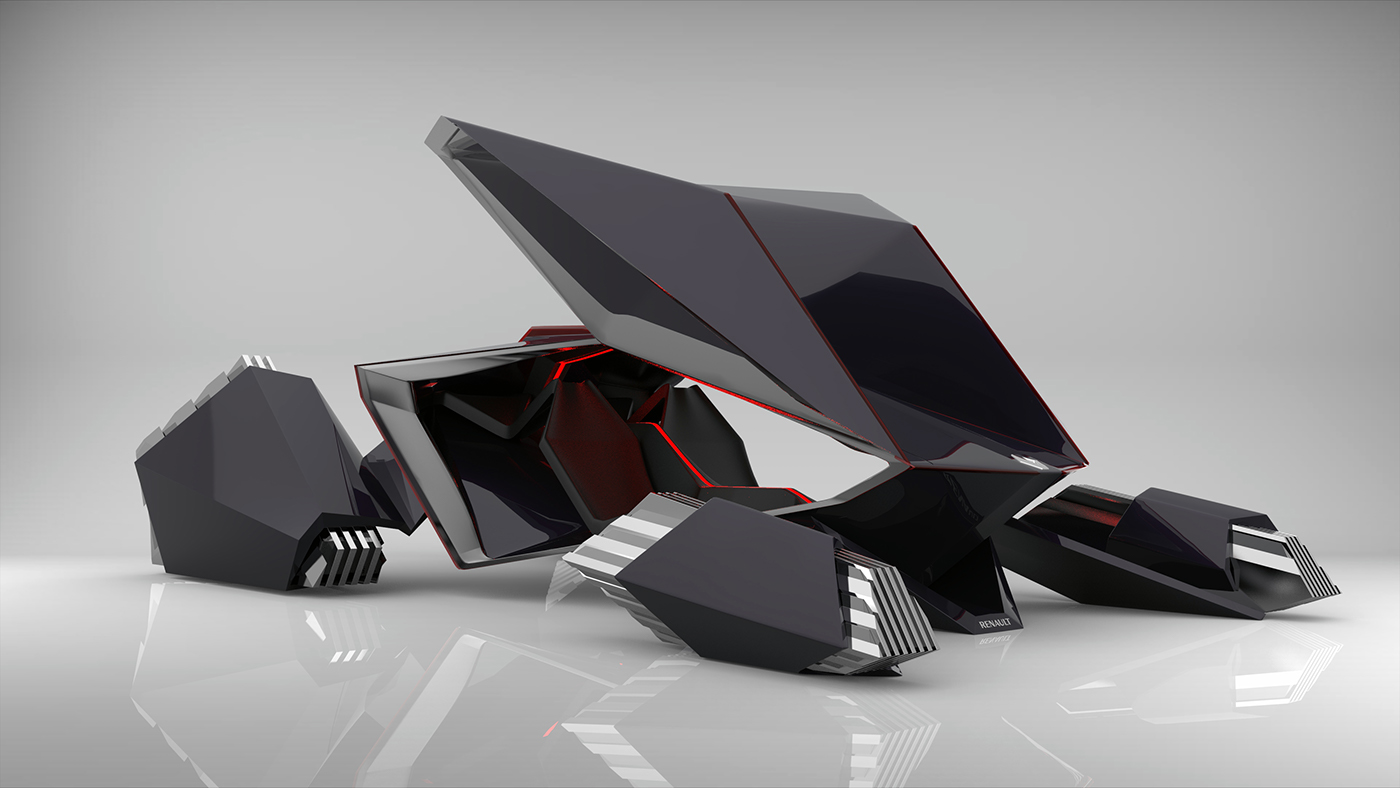 Futurisic design innovation Innowacje Futurystyczny design przyszłość Vehicle automotive   samochód gacadesign
