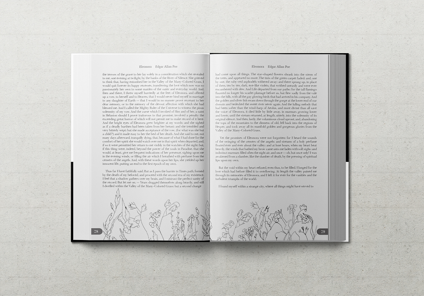 Poe book diagramación editorial libro Layout Layout Design