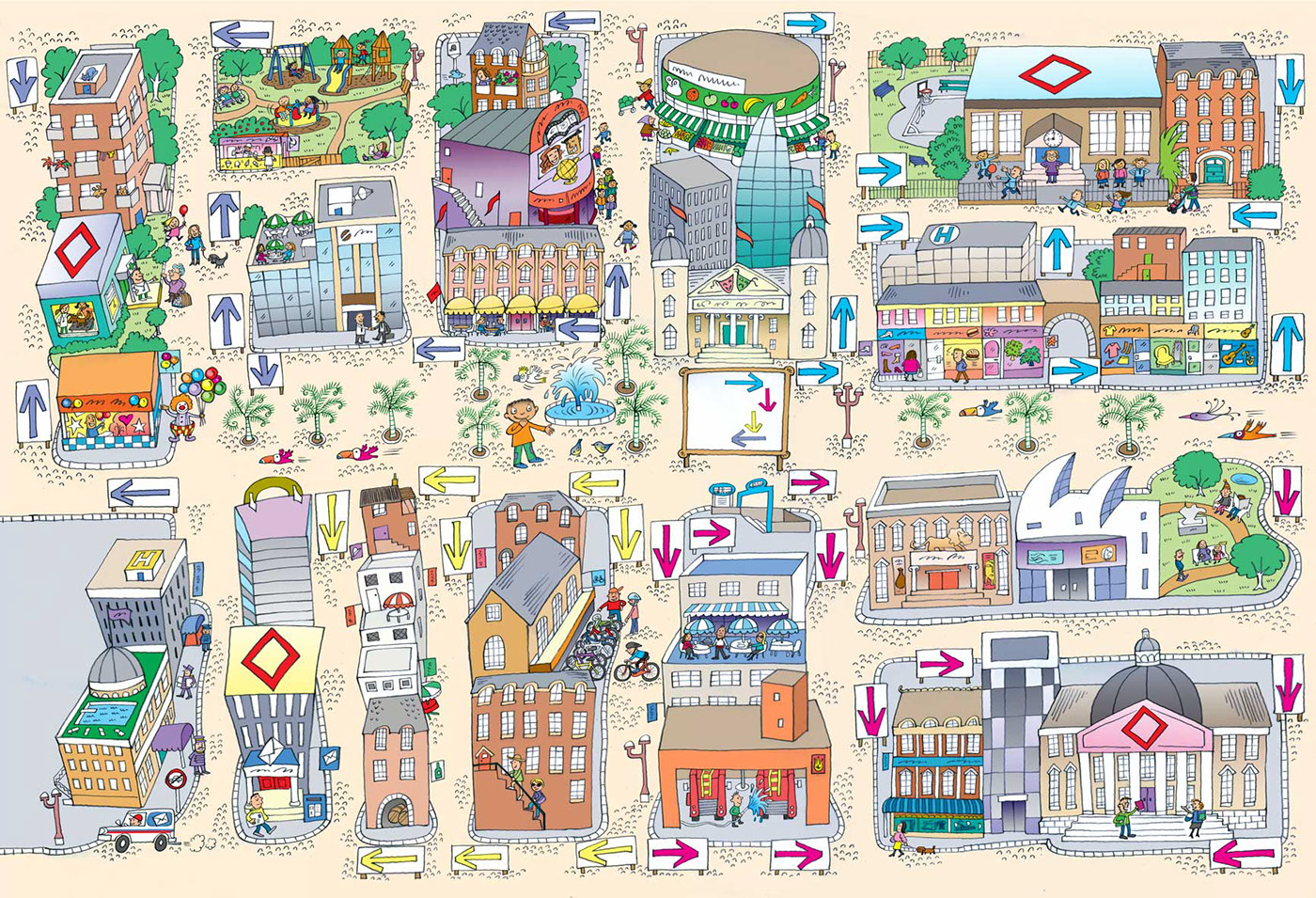 Карта мини города. Город сверху мультяшный. Карта города для детей. Картинка города с магазинами. Мультяшная карта города.