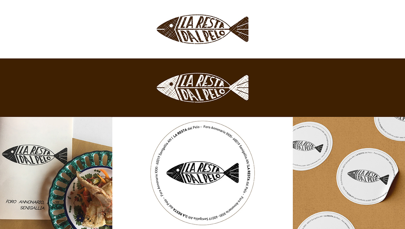 Food  grafica identity logo Logo Design progettazione restaurant