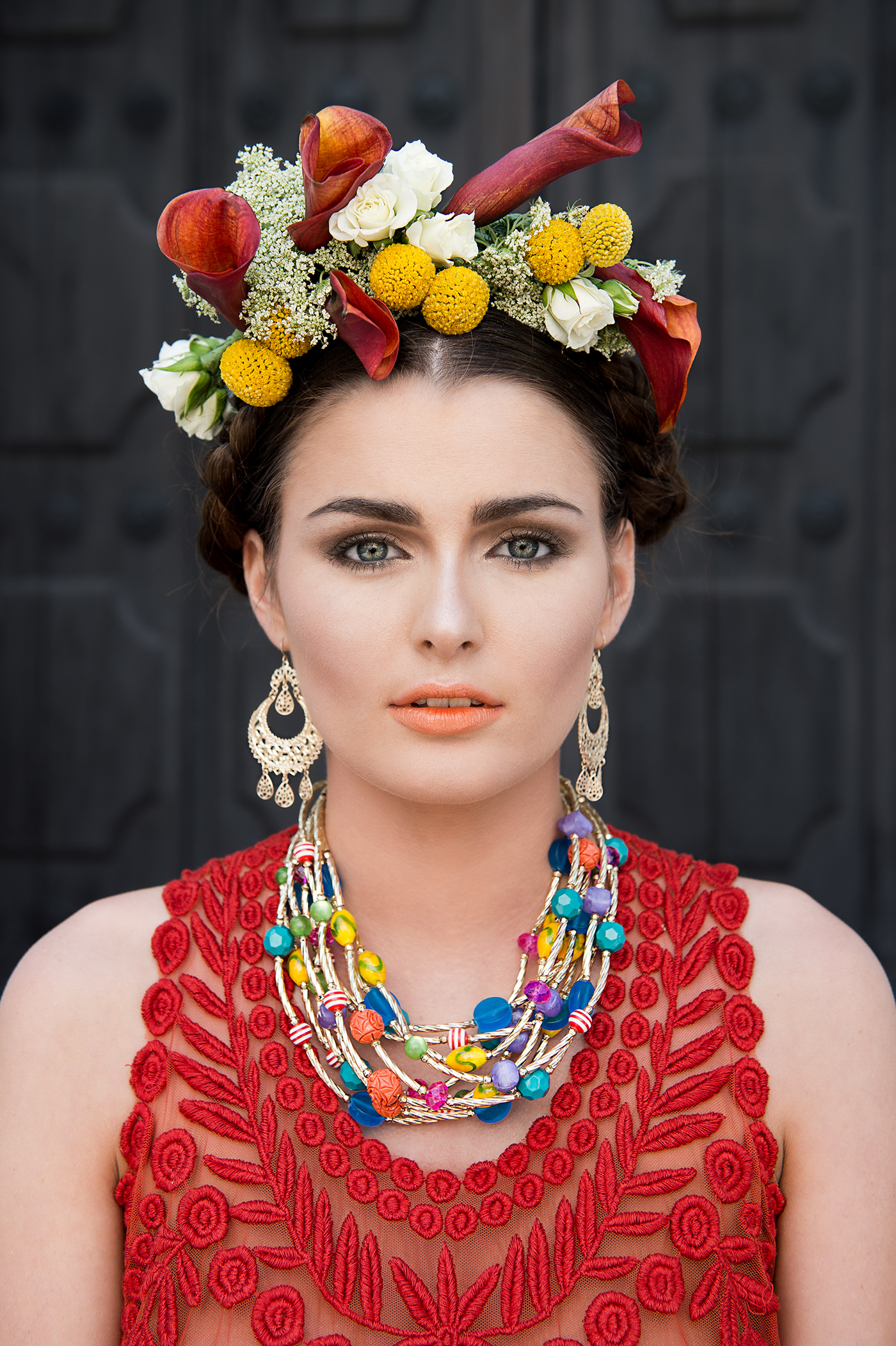 portrait Fashion  Frida Kahlo San Francsico model fashion photography Nikon styling  MUA
