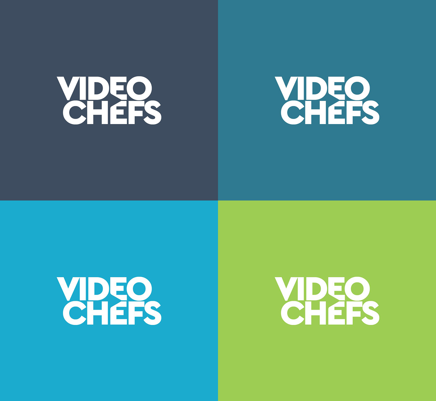 logo Logo Design Videochefs IJSTHEE wordmark logo mark word mark branding  play button  video
