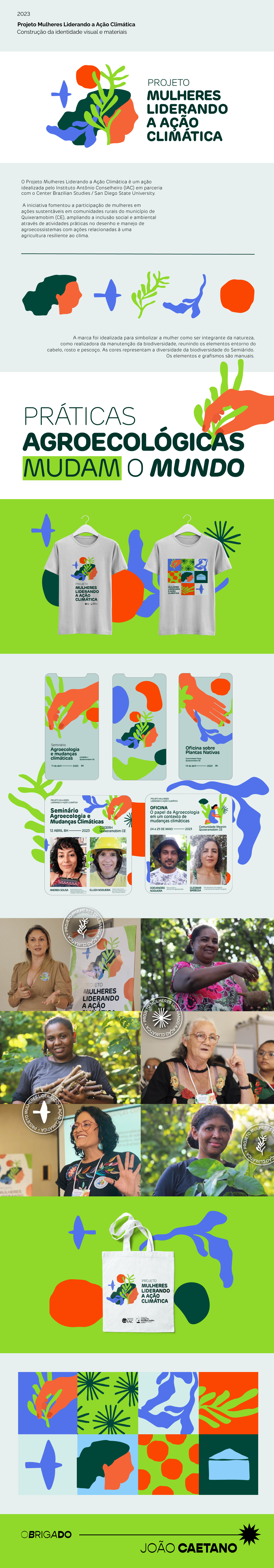 agroecologia caatinga design gráfico identidade visual Ação Climática semiarido