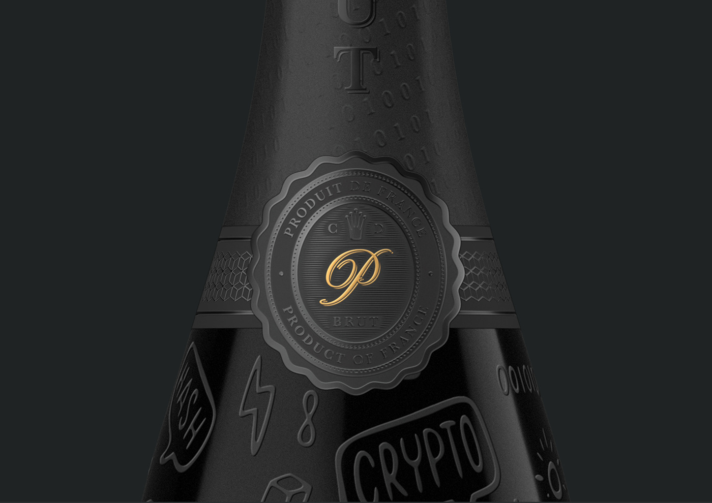 alchohol Champagne label design packaging design typography   visual identity