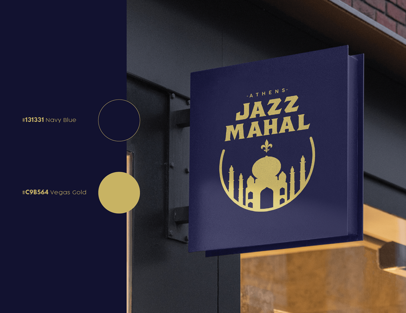 brand branding  club design jazz logo music vinyl
