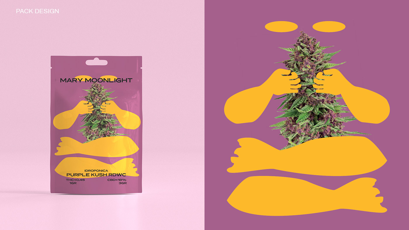 Brand Design brand identity cannabis logo Logo Design Packaging visual identity weed graphic design  Social media post