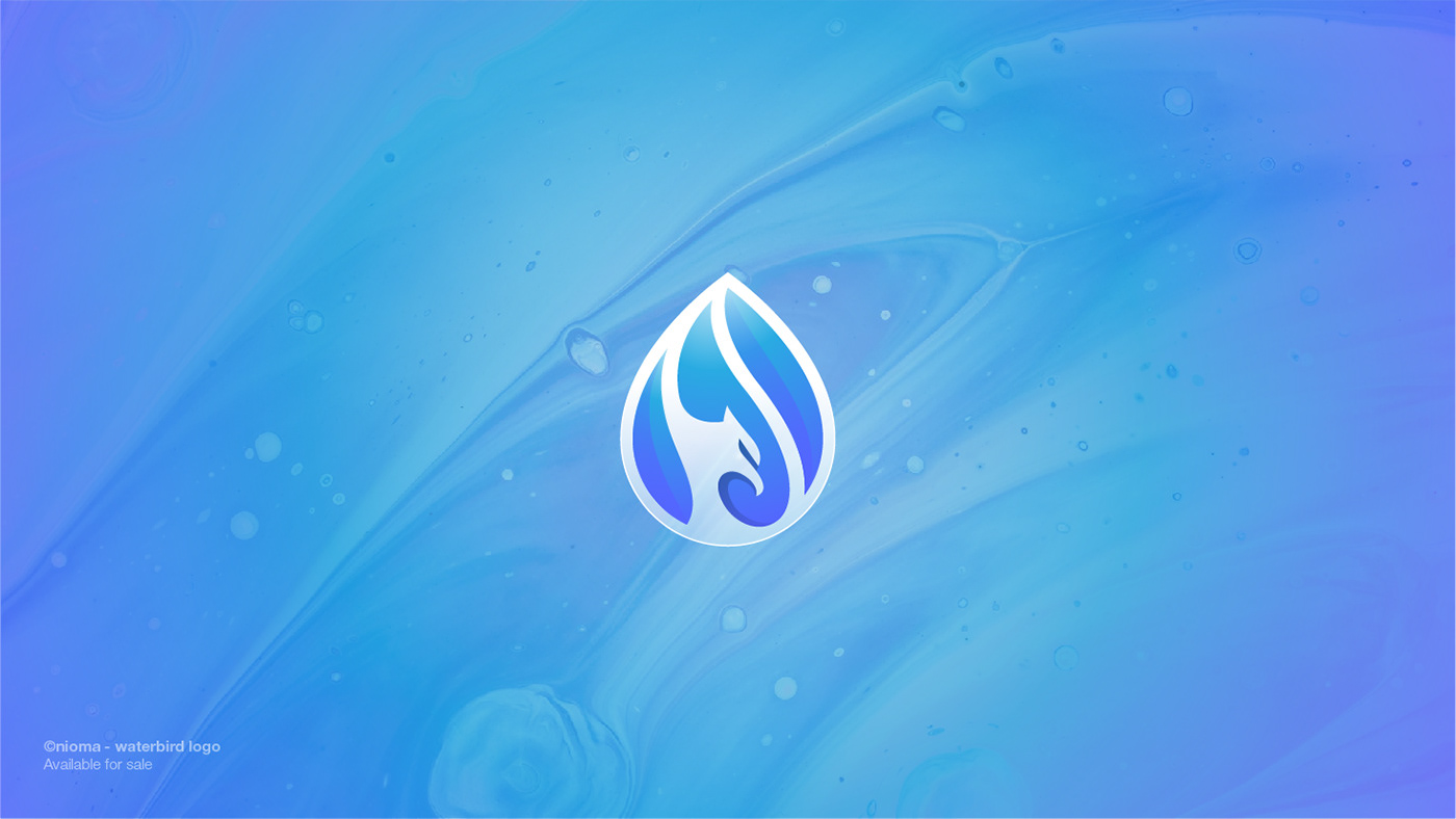 Water bird logo
