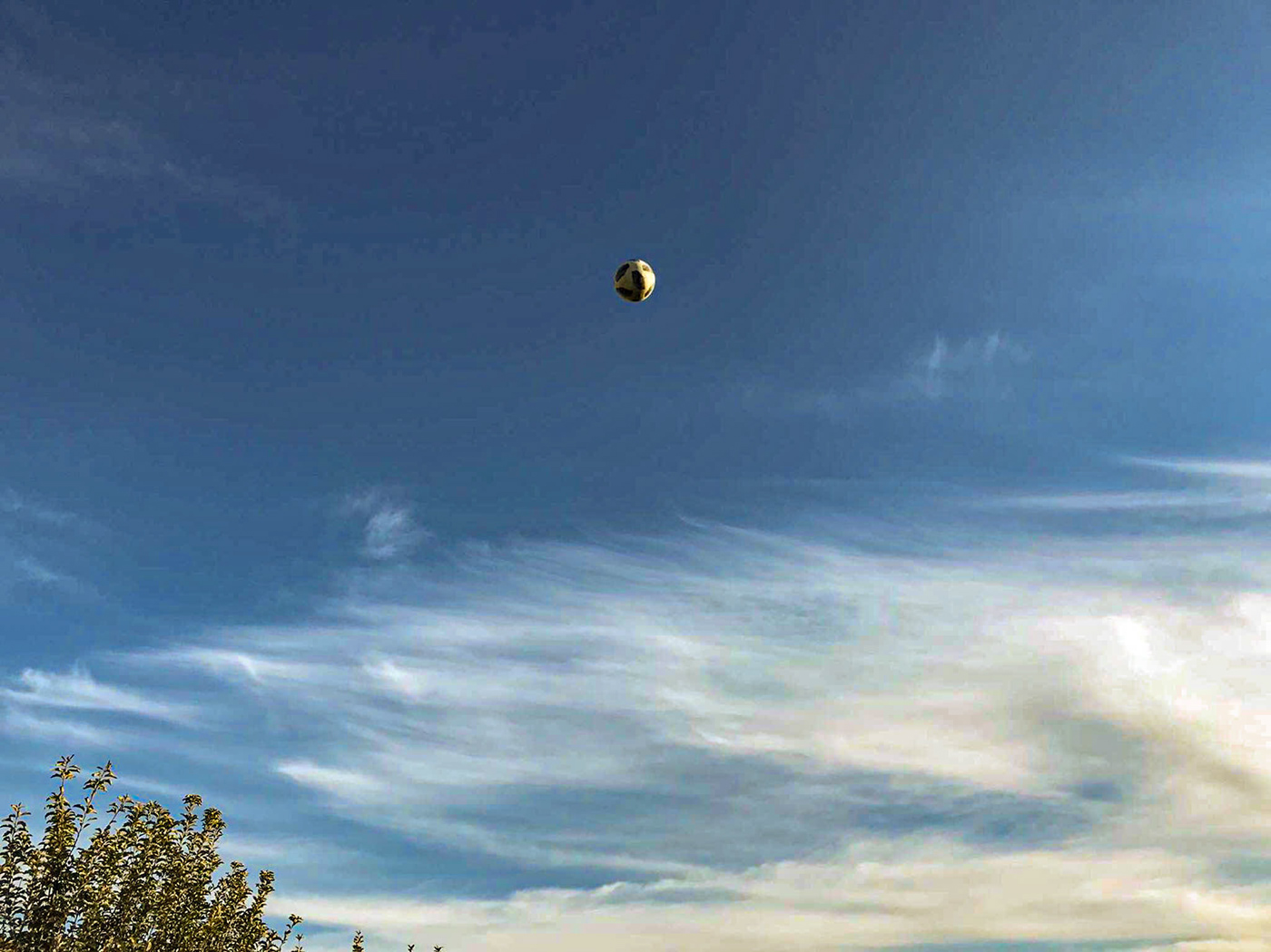 Image may contain: sky, outdoor and hot air balloon