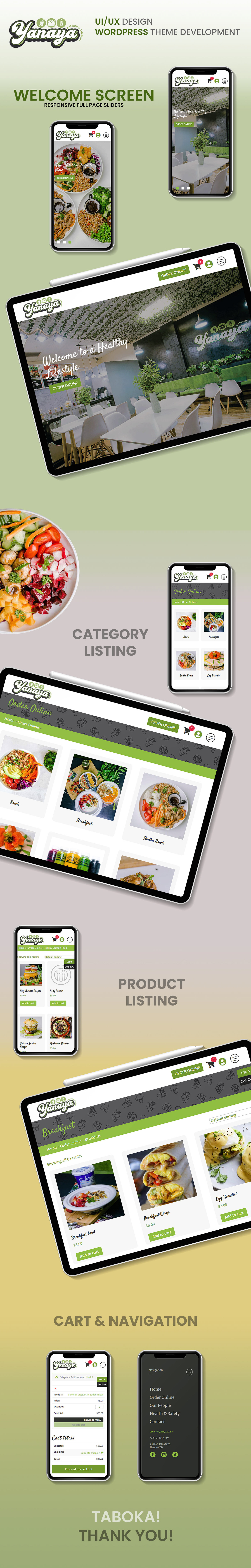 africa Food  online store ordering app thatafro user experience user interface Web Design  Yanaya Zimbabwe