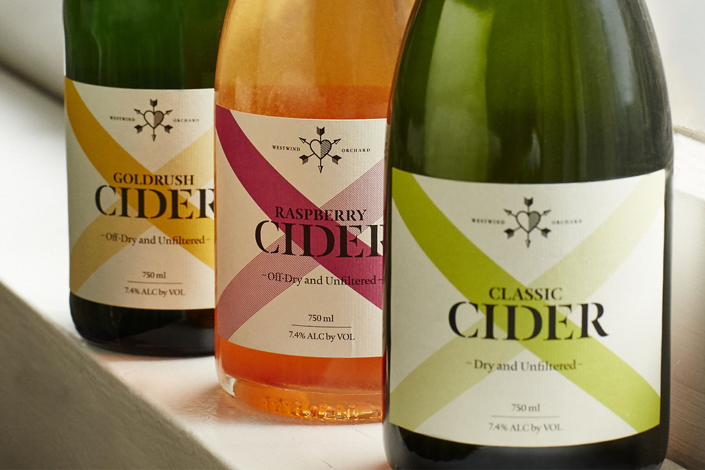 bottle label brand identity Packaging typography   cider