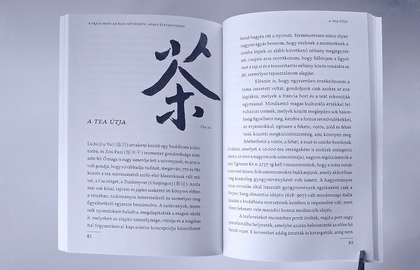 typography   Book Layout simple book design digital print greyscale spaces tai chi Holmen Book Cream rives tradition Gyomai Kner Nyomda