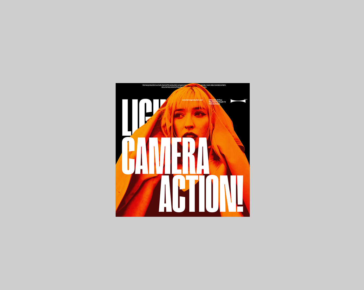 Production Cinema movie poster movie Logotype brand identity design videomaker camera