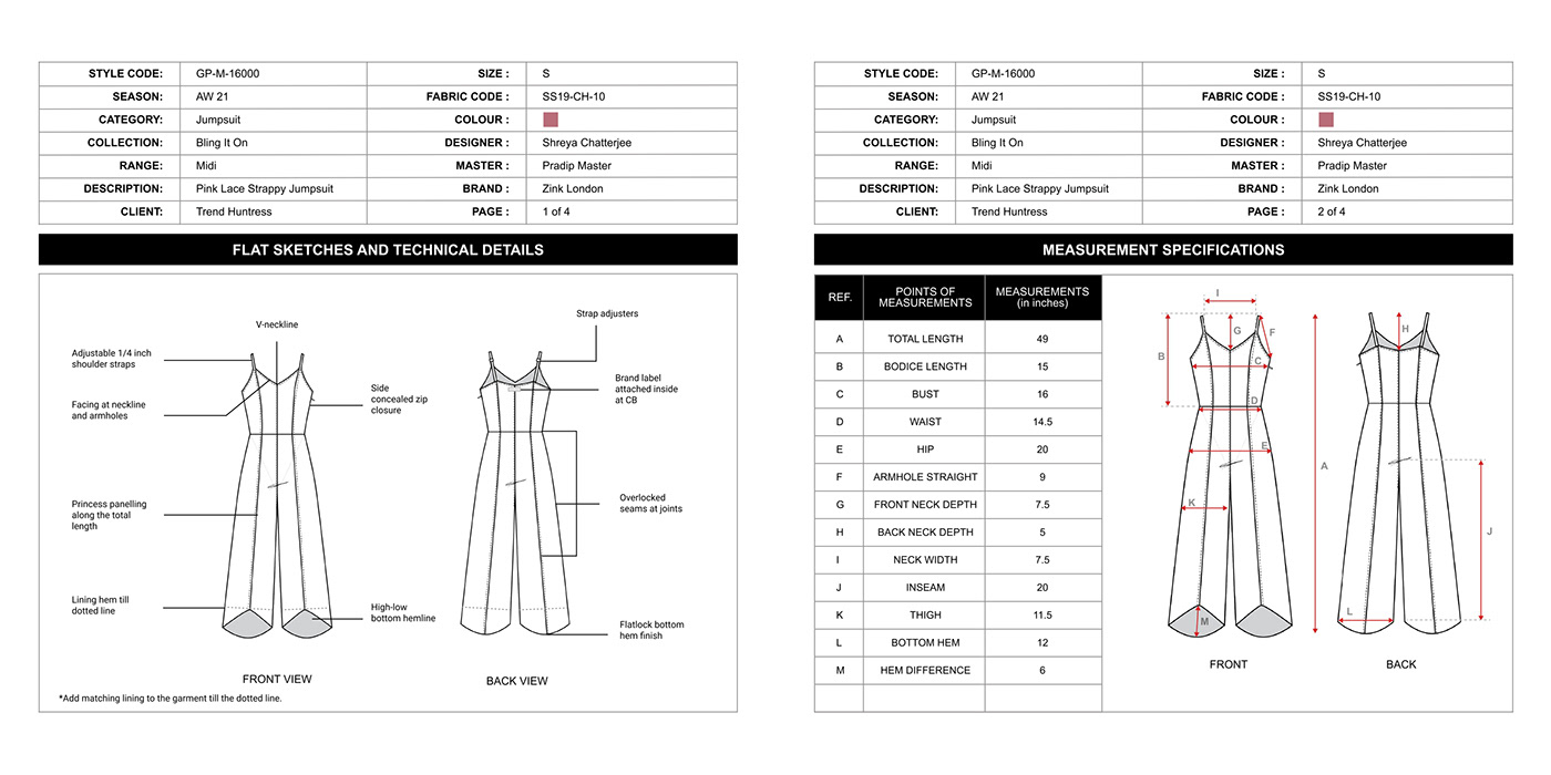 Clothing Digital Art  Fashion  graduation ILLUSTRATION  Layout Design photoshop Retail Tech Pack zink london