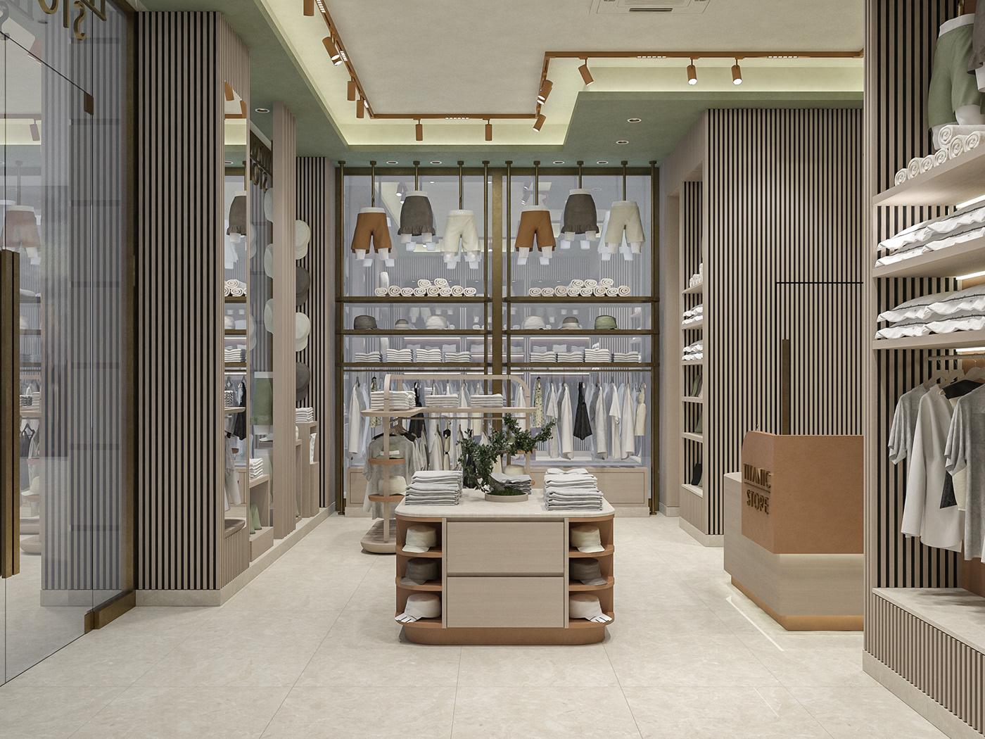 store store design shop interior design  Interior visualization architecture Render modern 3D