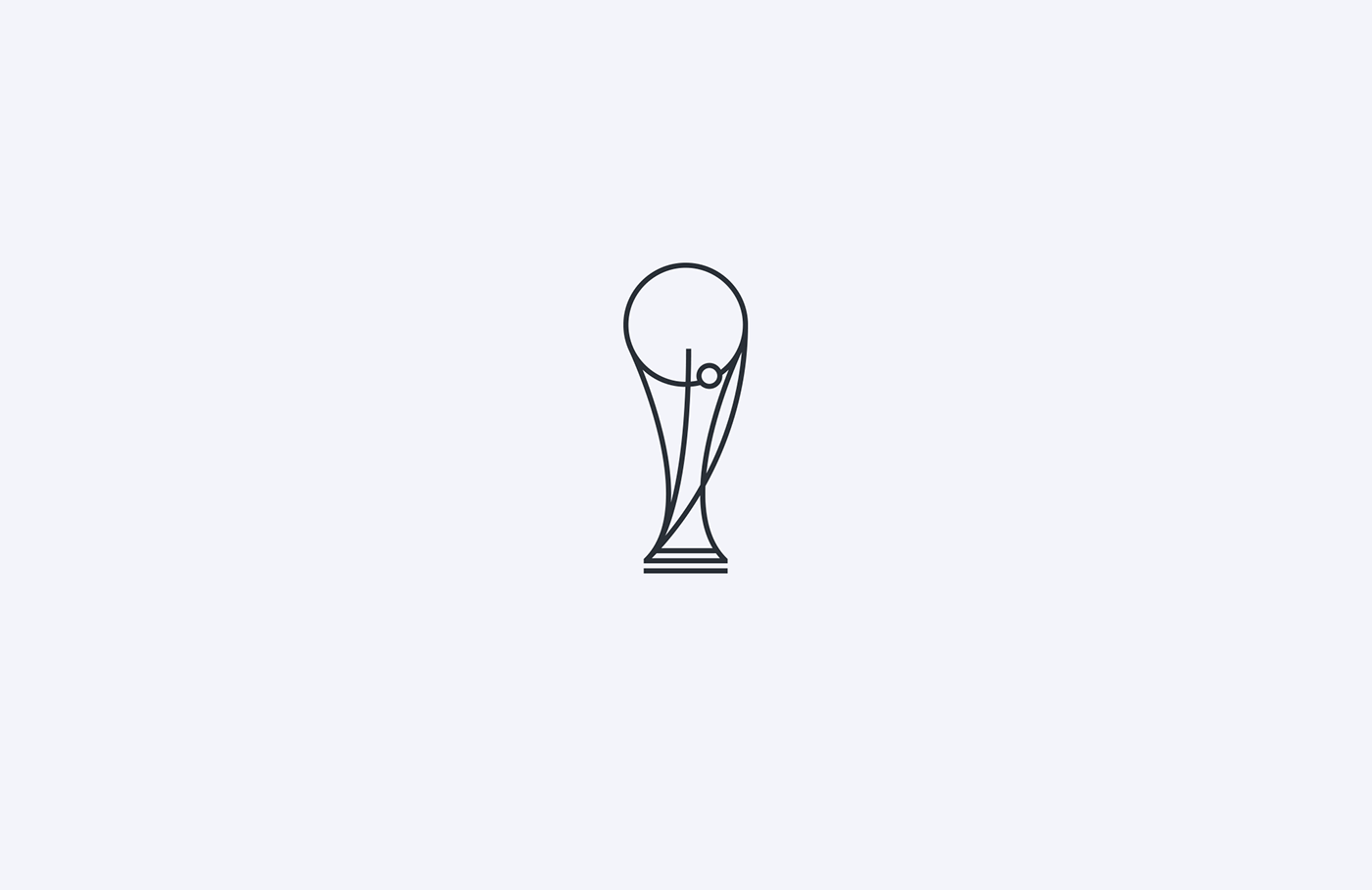 football Icon WorldCup trophy