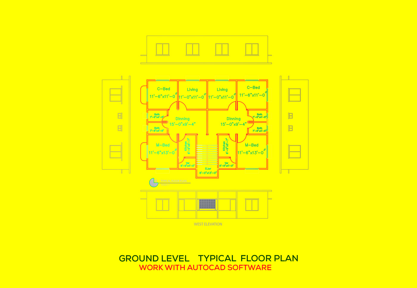 2D floor plan architect arhitecture AutoCAD autocad2D designer floorplan