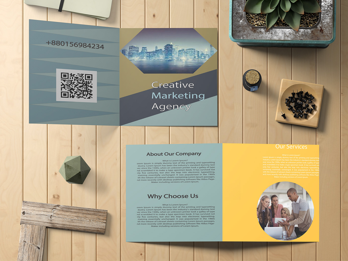 #flyer design # brochure design # catalog design # company design # Z fold brocure design