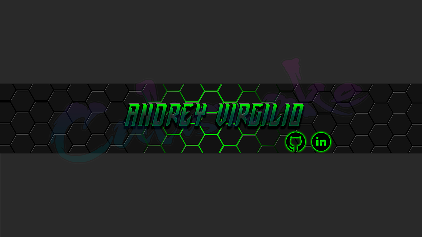 Banner for Andrey Virgilio youtube channel.